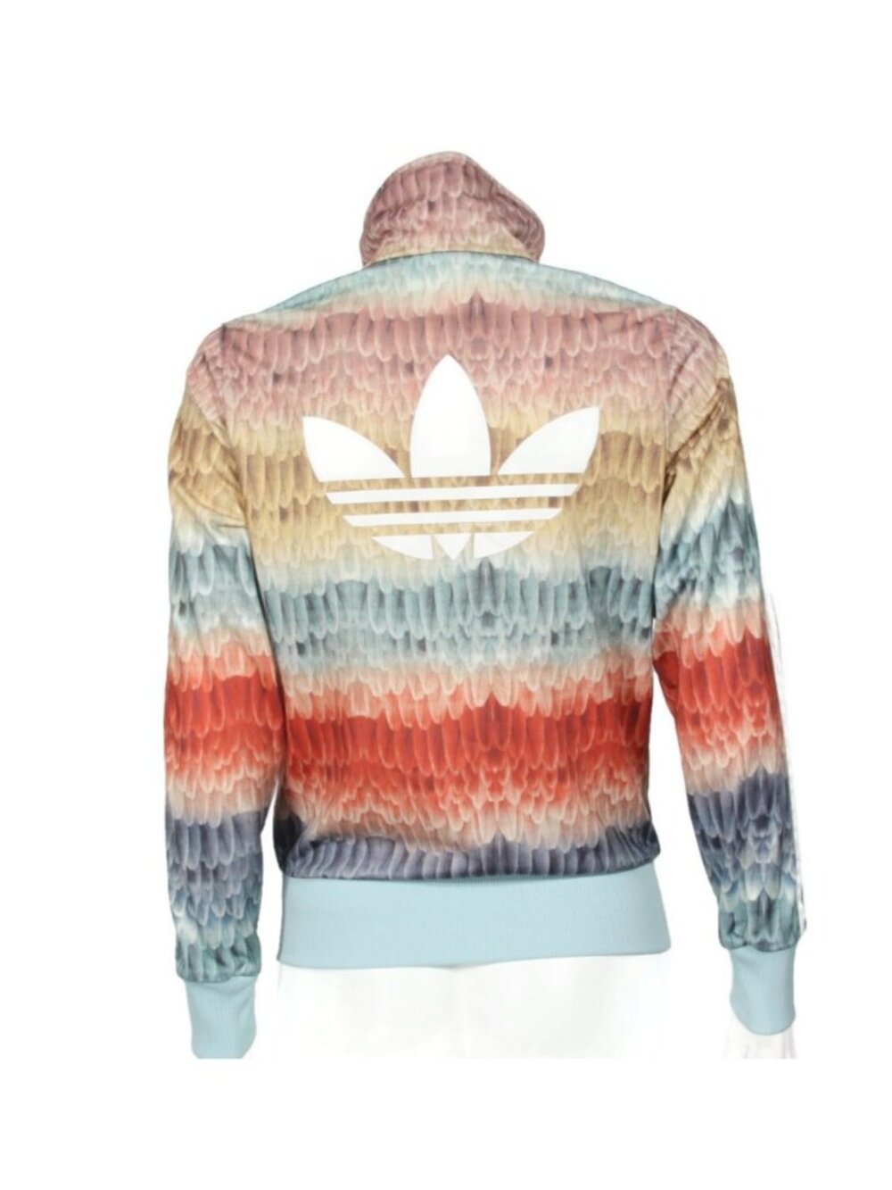2014 Adidas Originals FARM RIO Menire Firebird Feather Zip Track Jacket Sz S 482 - Picture 3 of 7
